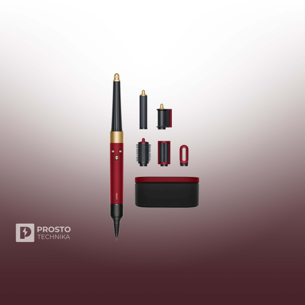 Стайлер Dyson Airwrap i.d. Long HS08 Straight+Wavy (Red Velvet/Gold)